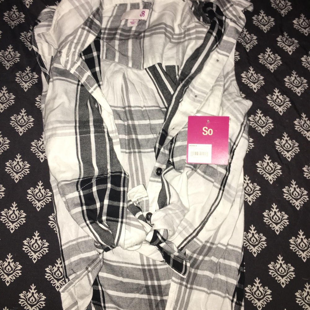 Plaid tank top